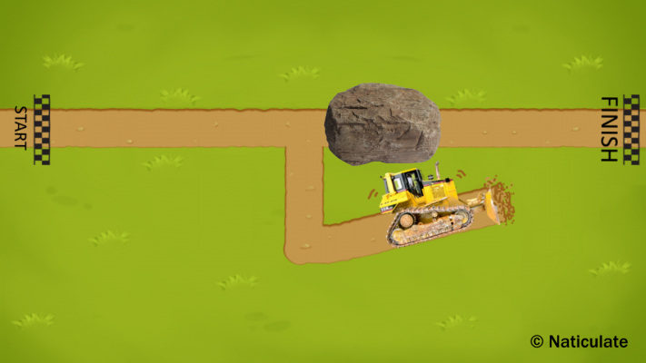 We can encourage our kids to dig a different path to reach the finish line