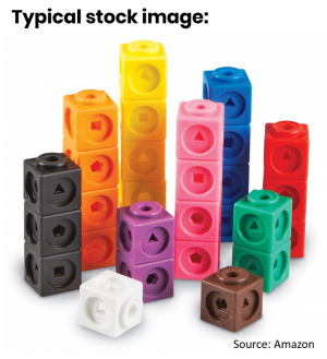 MathLink stock image Stock image of MathLink cubes