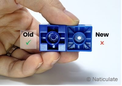 Old vs New snapcubes single labelled Old vs New snapcubes single labelled