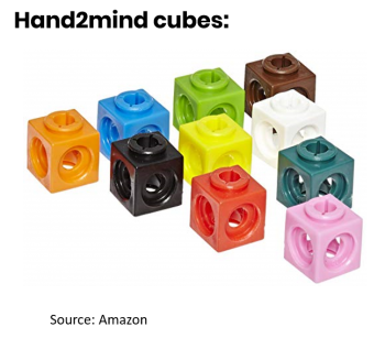 Other cubes – hand2mind Alternative linking cubes from hand2mind