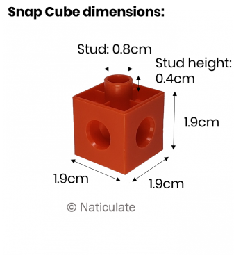 Snap Cube dimensions Snap Cube dimensions